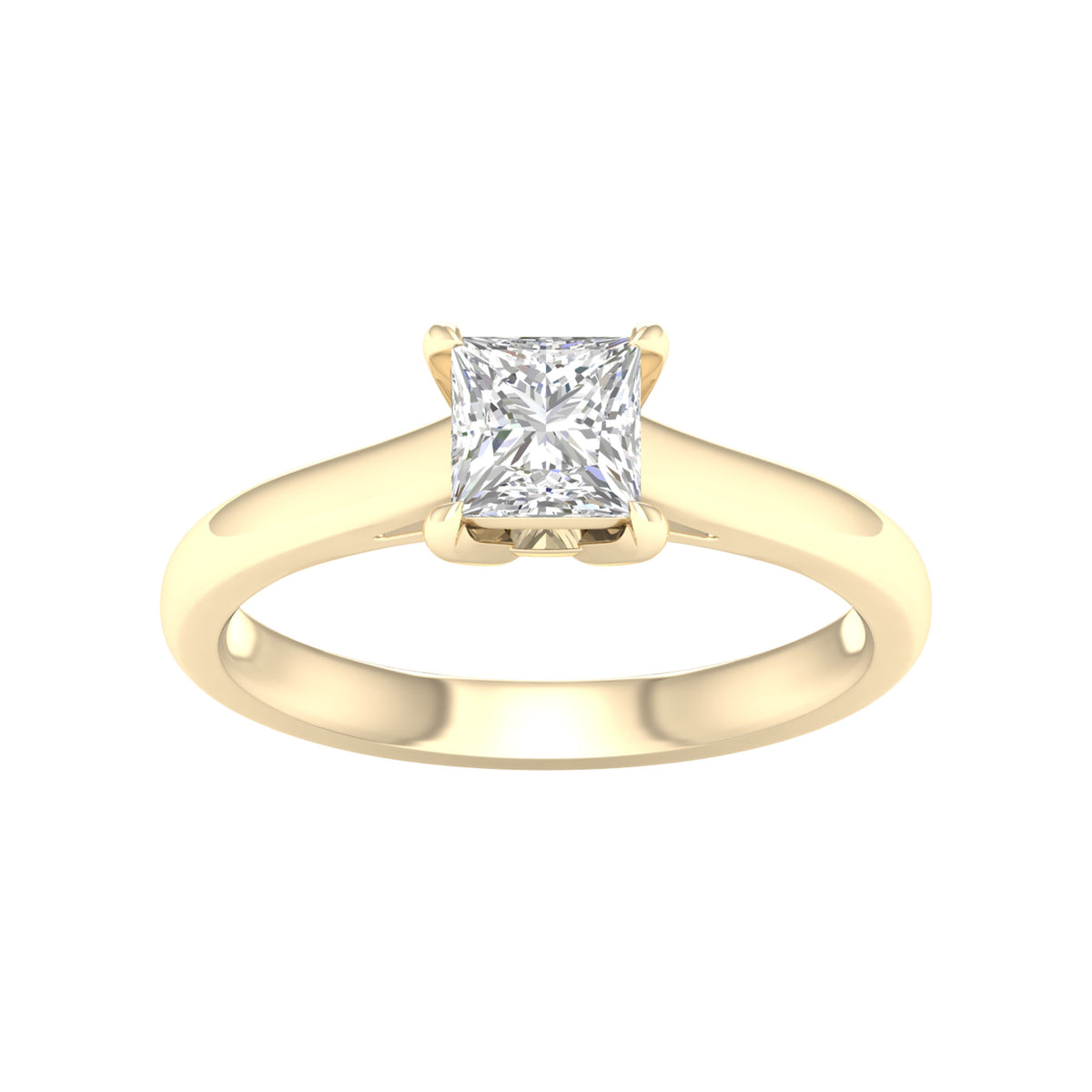14K 1.00CT Certified Lab Grown Diamond Ring ( IGI Certified ) - Picasso Gold & Diamond Jewelry