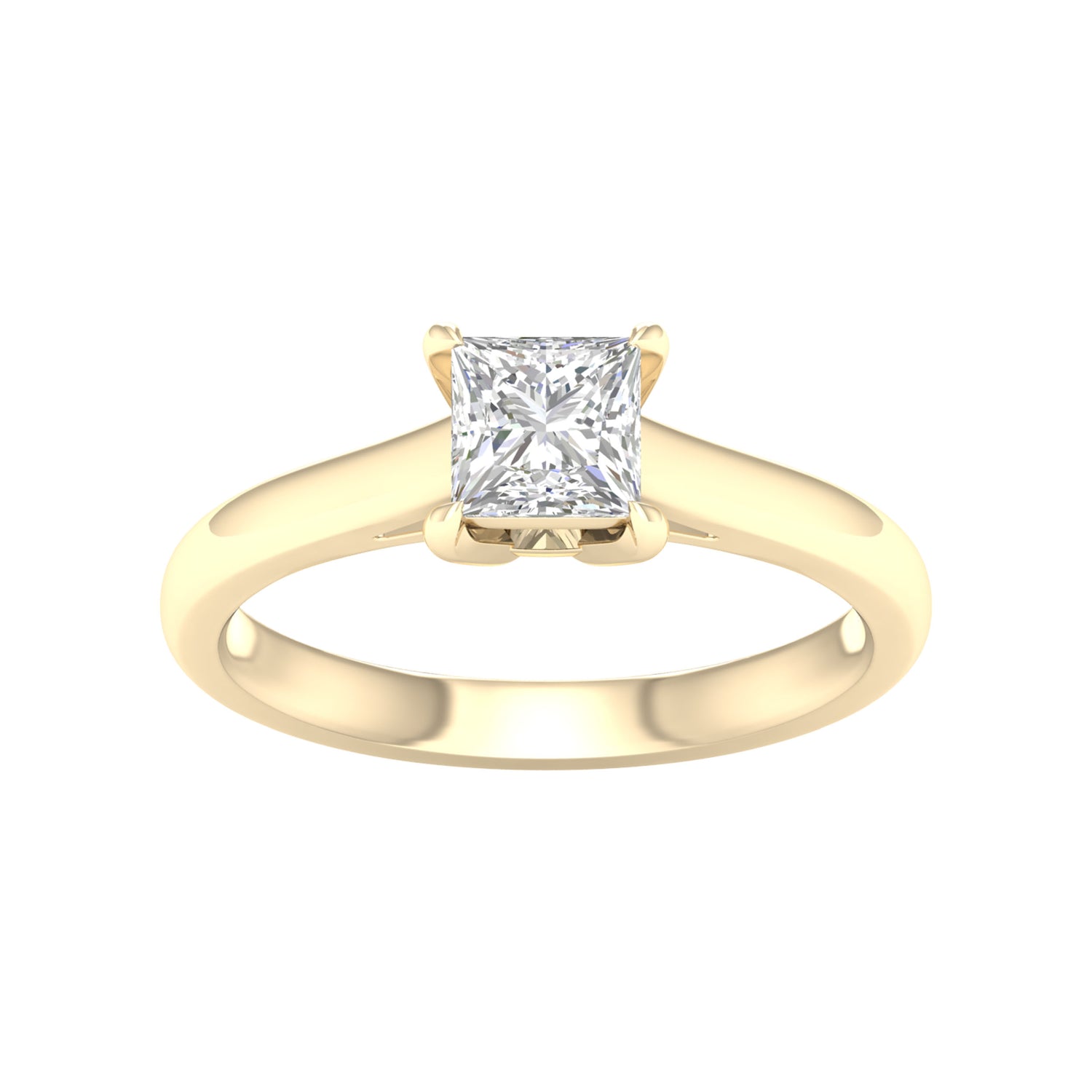 14K 1.00CT Certified Lab Grown Diamond Ring ( IGI Certified ) - Picasso Gold & Diamond Jewelry