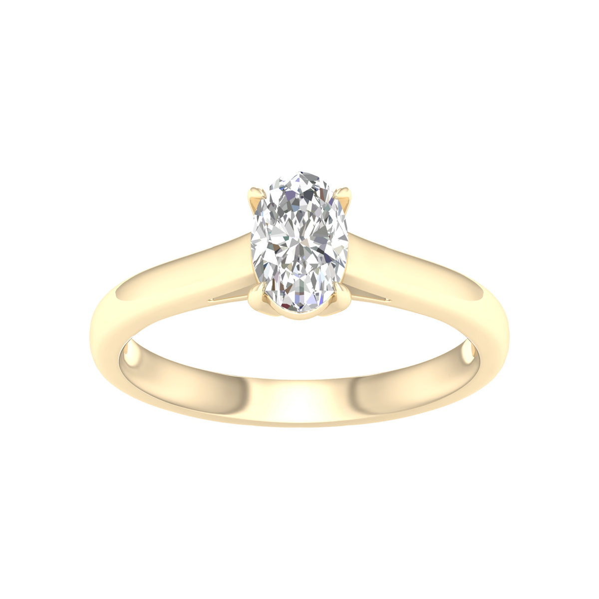14K 0.75CT Certified Lab Grown Diamond Ring ( IGI Certified ) - Picasso Gold & Diamond Jewelry