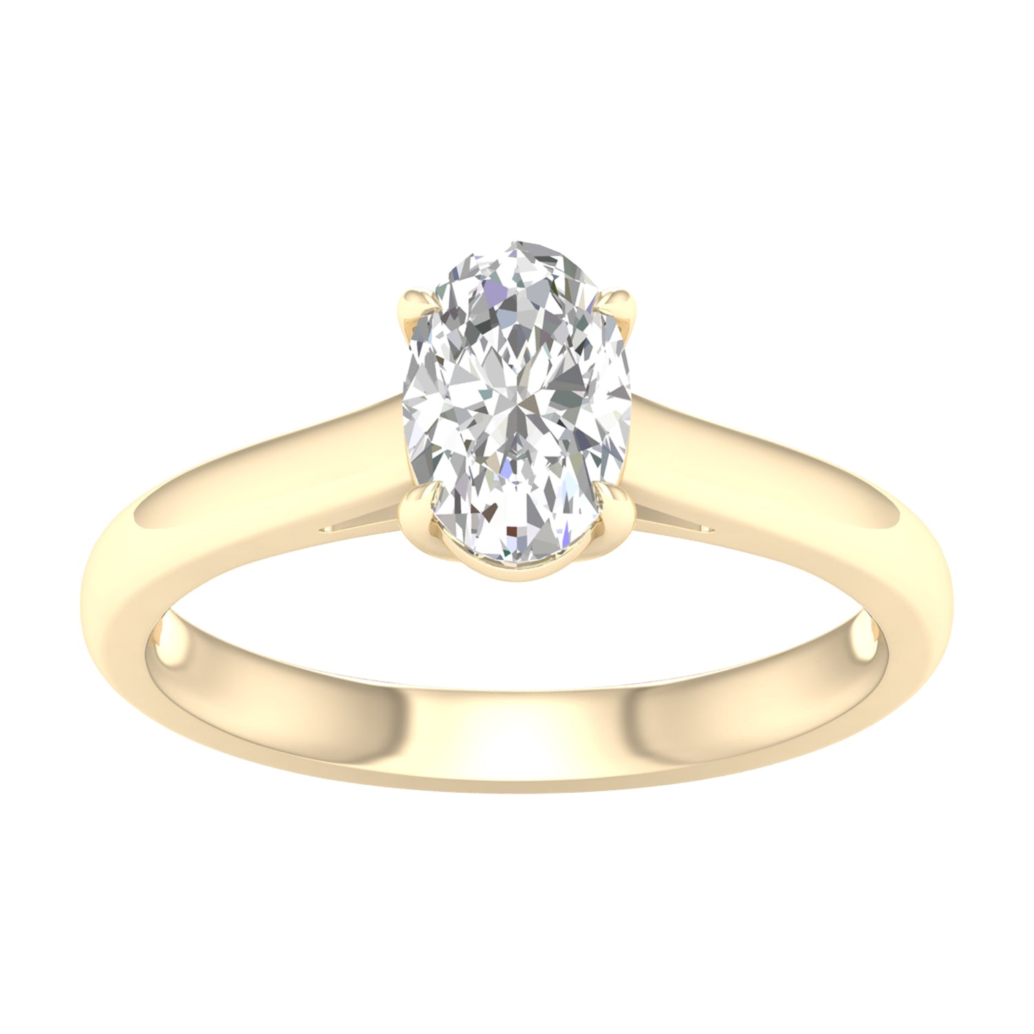 14K 1.00CT  Certified Lab Grown Diamond Ring ( IGI Certified ) - Picasso Gold & Diamond Jewelry