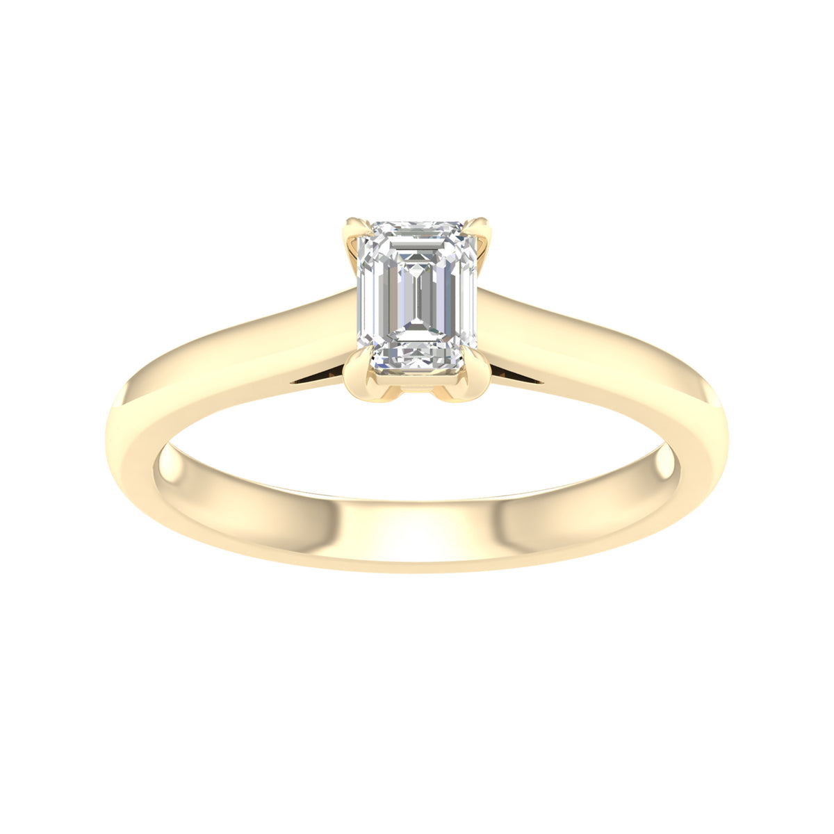 14K 0.50CT Certified Lab Grown Diamond Ring ( IGI Certified ) - Picasso Gold & Diamond Jewelry