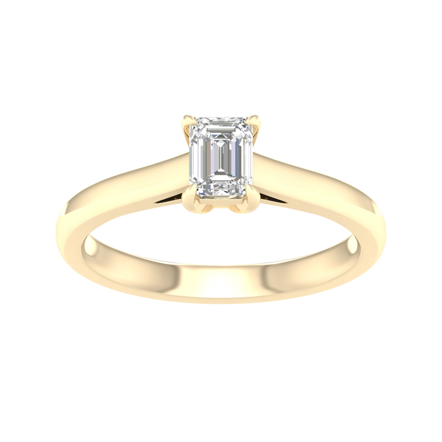 14K 0.50CT Certified Lab Grown Diamond Ring ( IGI Certified ) - Picasso Gold & Diamond Jewelry