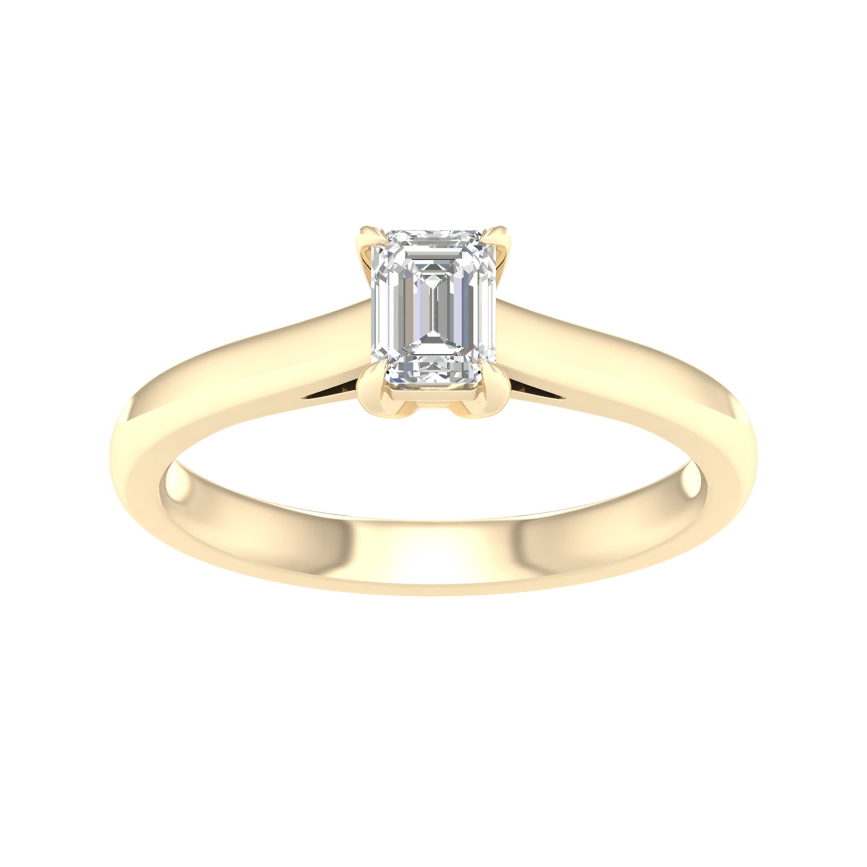 14K 0.50CT Certified Lab Grown Diamond Ring ( IGI Certified ) - Picasso Gold & Diamond Jewelry