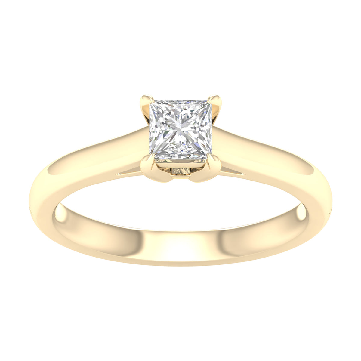 14K 0.50CT Certified Lab Grown Diamond Ring ( IGI Certified ) - Picasso Gold & Diamond Jewelry