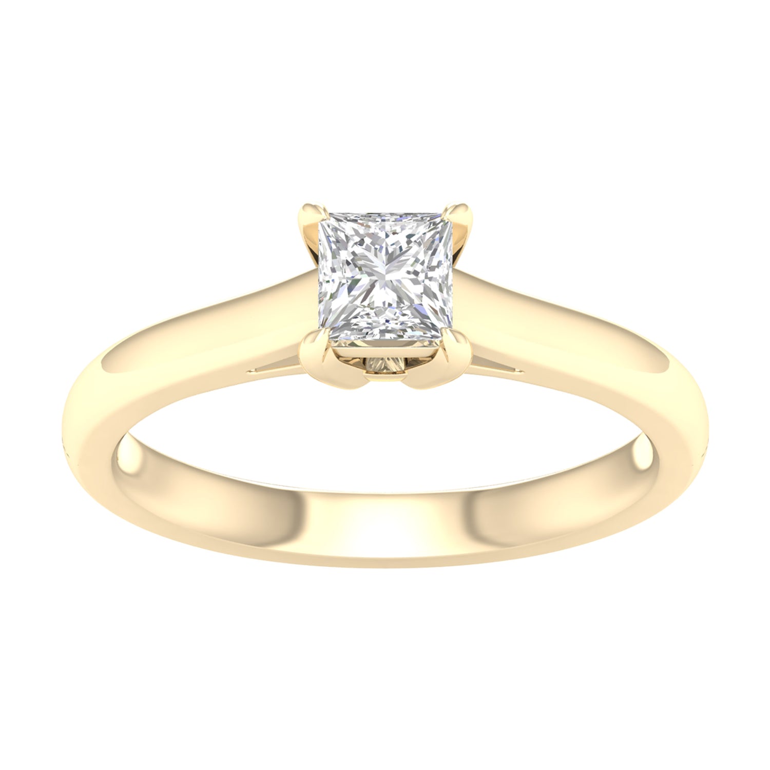 14K 0.50CT Certified Lab Grown Diamond Ring ( IGI Certified ) - Picasso Gold & Diamond Jewelry