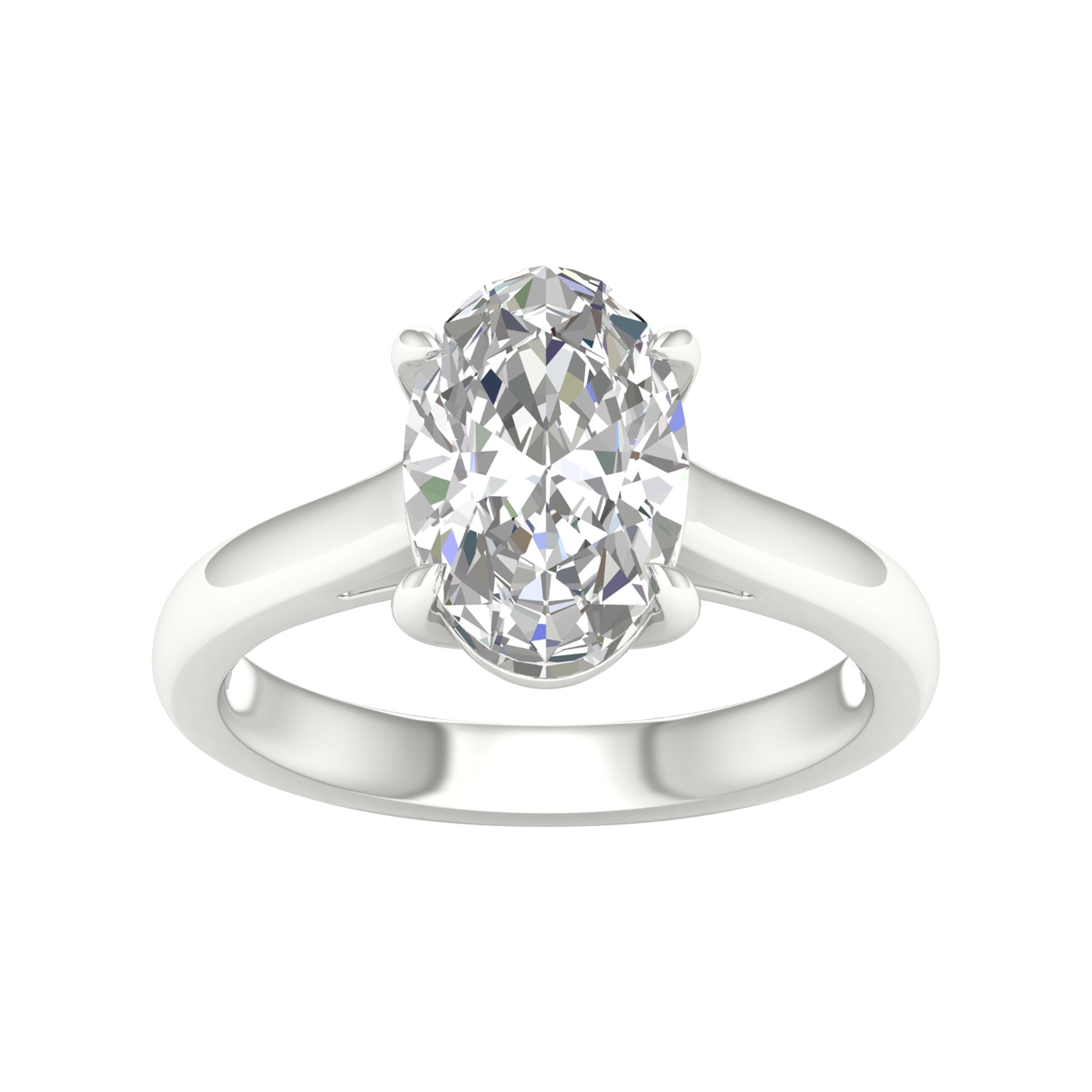 14K 3.00CT Lab Grown Diamond Ring - Picasso Gold & Diamond Jewelry