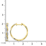 Earrings 10K Yellow Gold Diamond 1/5 Ct.Tw. Hoop Earrings 10K Yellow Gold Diamond 1/5 Ct.Tw. Hoop Earrings 64429Y