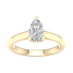 14K 1.00CT Certified Lab Grown Diamond Ring ( IGI Certified ) - Picasso Gold & Diamond Jewelry