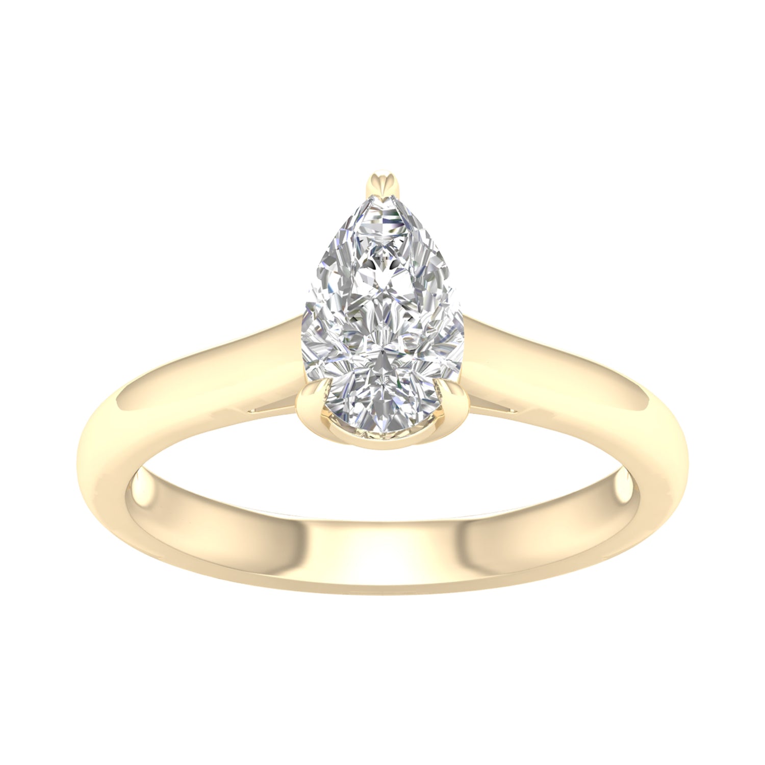 14K 1.00CT Certified Lab Grown Diamond Ring ( IGI Certified ) - Picasso Gold & Diamond Jewelry