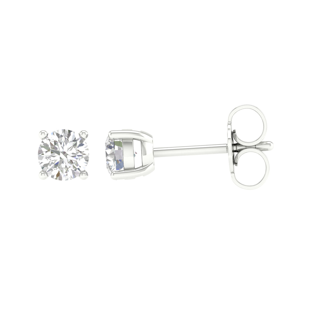14K 0.50CT Certified Lab Grown Diamond Earring ( IGI Certified ) - Picasso Gold & Diamond Jewelry