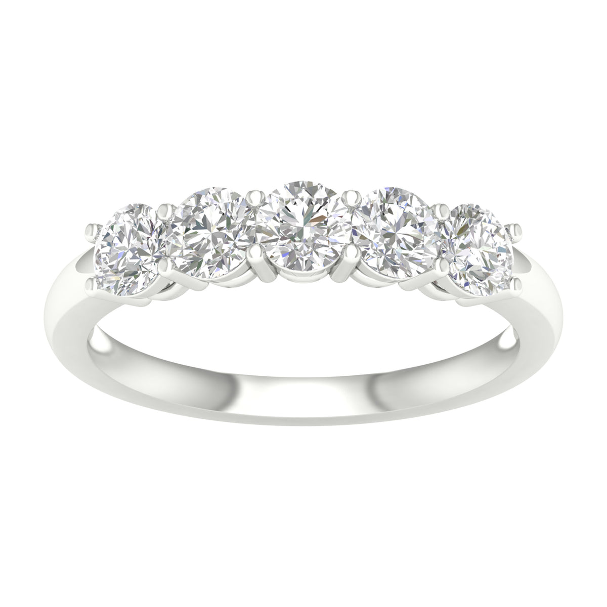 14K 1.00CT Lab Grown Diamond Band - Picasso Gold & Diamond Jewelry