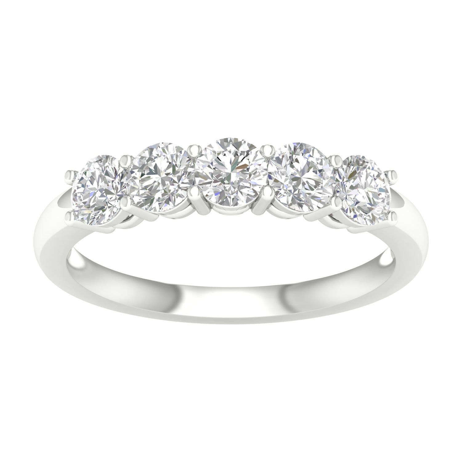 14K 1.00CT Lab Grown Diamond Band - Picasso Gold & Diamond Jewelry
