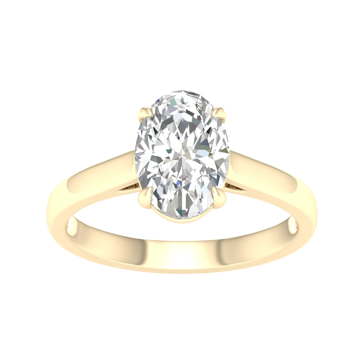 14K 2.00CT Certified Lab Grown Diamond Ring ( IGI Certified ) - Picasso Gold & Diamond Jewelry