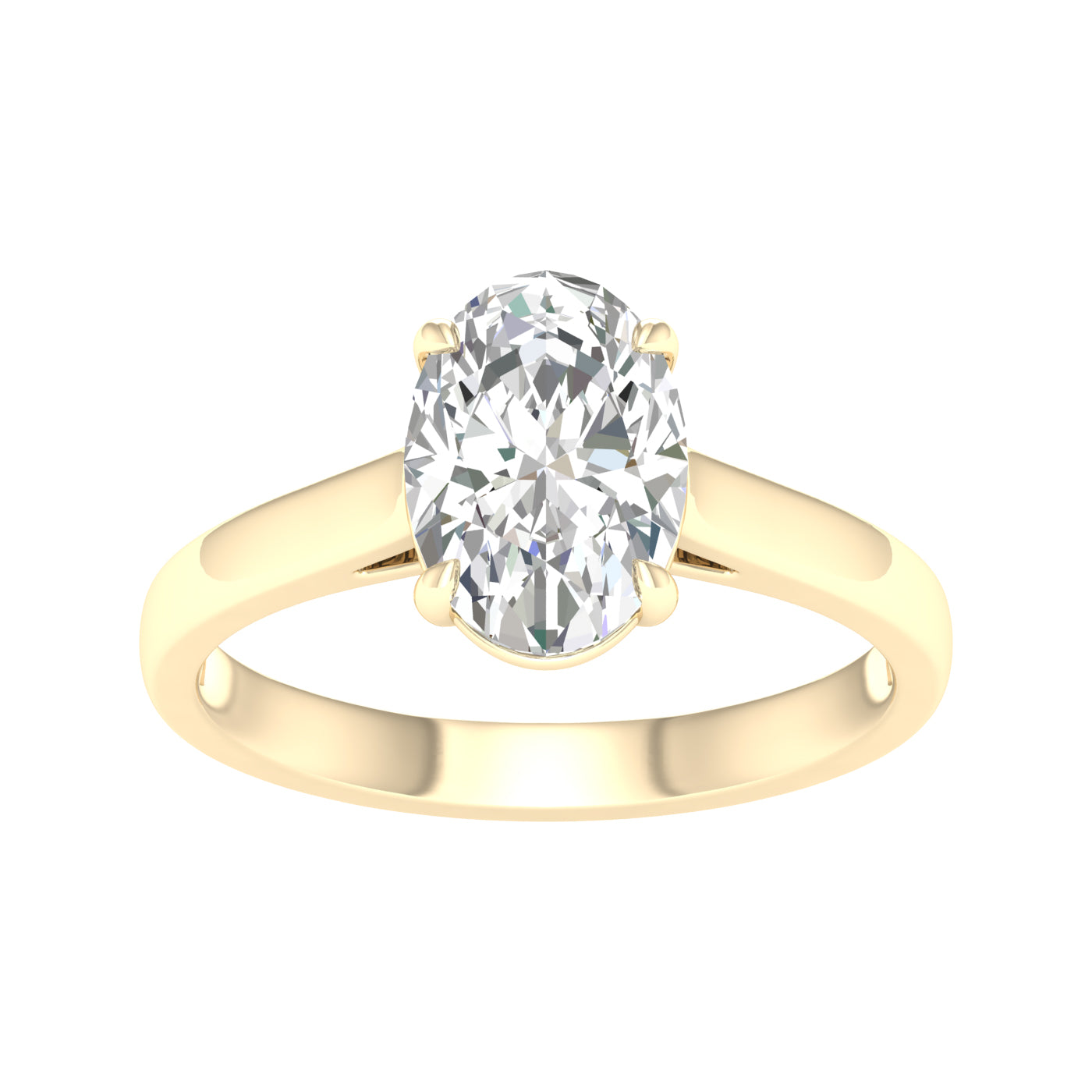 14K 2.00CT Certified Lab Grown Diamond Ring ( IGI Certified ) - Picasso Gold & Diamond Jewelry