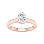 14k 1.00CT Lab Diamond Ring - Picasso Gold & Diamond Jewelry