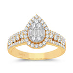 14K 0.75ct Engagement Ring - Picasso Gold & Diamond Jewelry