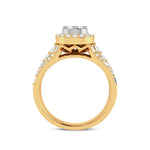 14K 0.75ct Engagement Ring - Picasso Gold & Diamond Jewelry