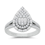 14K 0.75ct Engagement Ring - Picasso Gold & Diamond Jewelry
