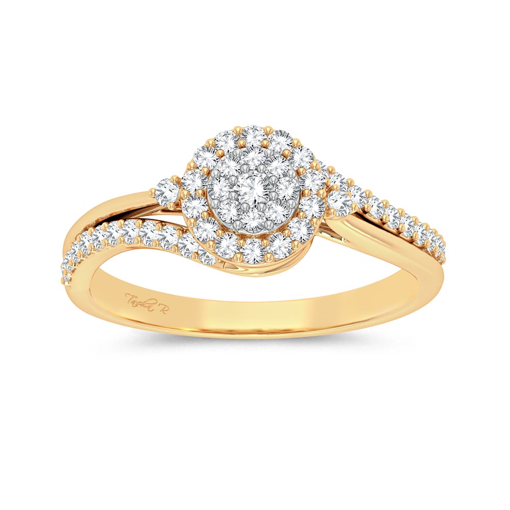 10K 0.40ct Fashion Ring - Picasso Gold & Diamond Jewelry