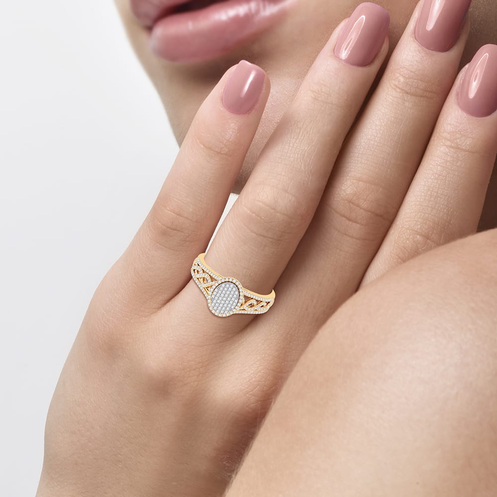 10K 0.33ct Fashion Ring - Picasso Gold & Diamond Jewelry