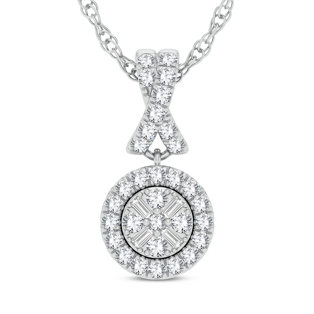 10K 0.20ct Diamond Pendant - Picasso Gold & Diamond Jewelry