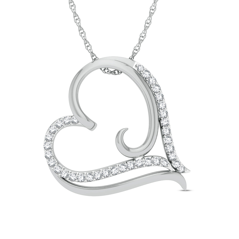 10K 0.20ct Diamond Pendant - Picasso Gold & Diamond Jewelry