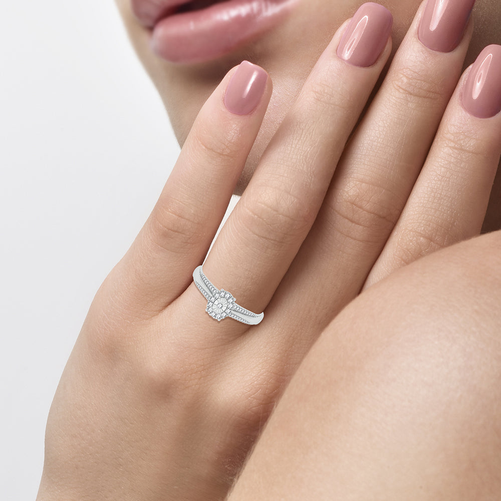 10K 0.15ct Diamond Ring - Picasso Gold & Diamond Jewelry