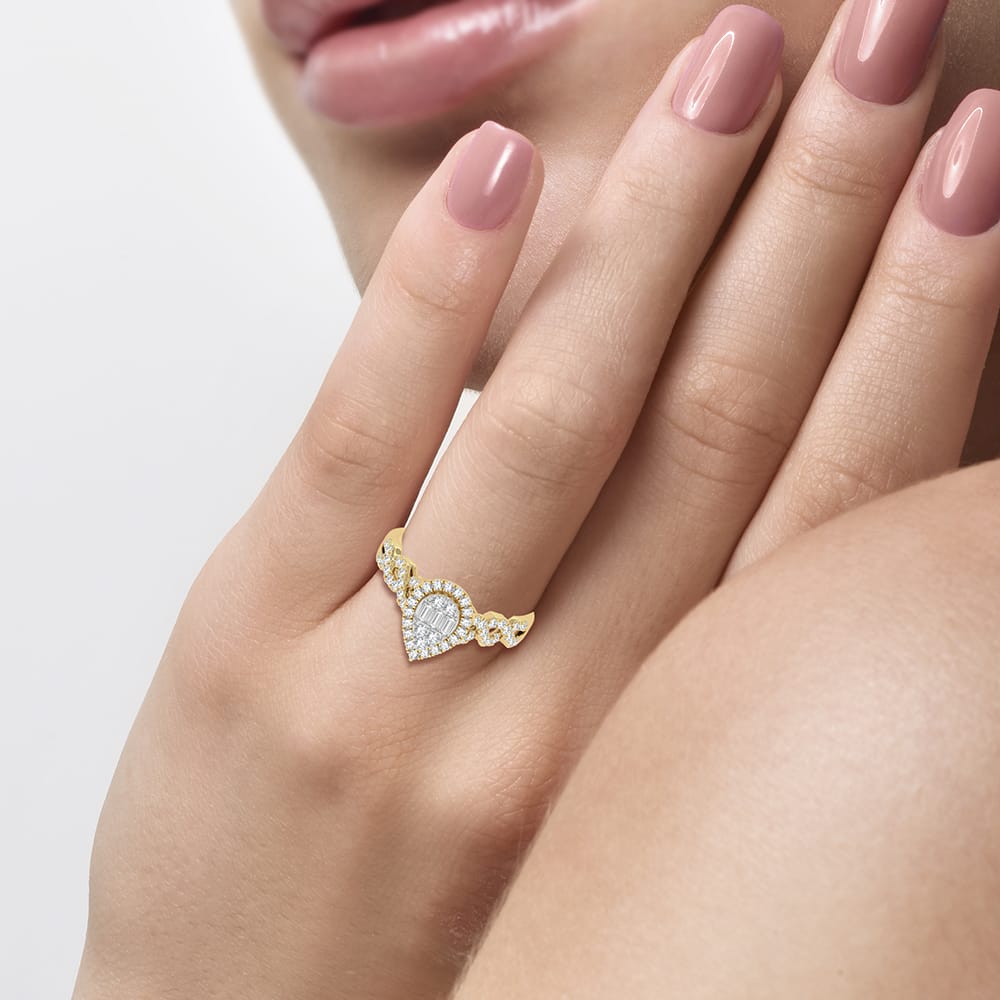 14K 0.50ct Fashion Ring - Picasso Gold & Diamond Jewelry