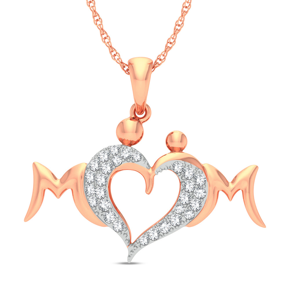 10K 0.17ct Diamond Pendant - Picasso Gold & Diamond Jewelry