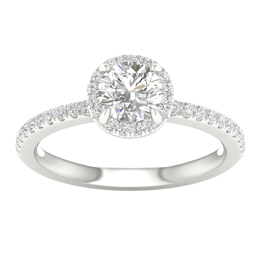 14K 1.25ct Lab Grown Engagement Ring - Picasso Gold & Diamond Jewelry