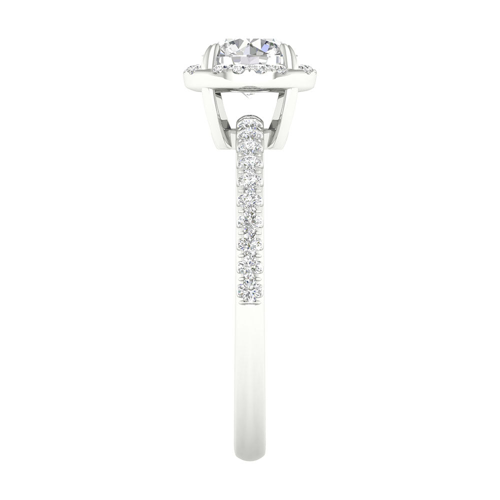 14K 1.25ct Lab Grown Engagement Ring - Picasso Gold & Diamond Jewelry