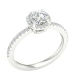 14K 1.25ct Lab Grown Engagement Ring - Picasso Gold & Diamond Jewelry