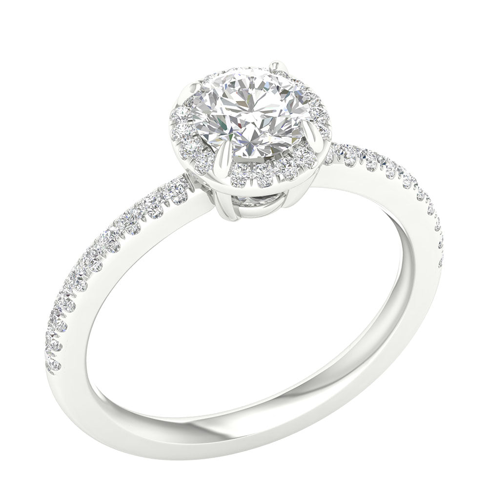 14K 1.25ct Lab Grown Engagement Ring - Picasso Gold & Diamond Jewelry