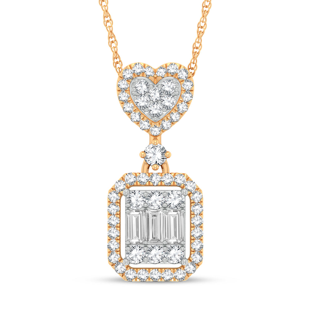 10K 0.35ct Diamond Pendant - Picasso Gold & Diamond Jewelry