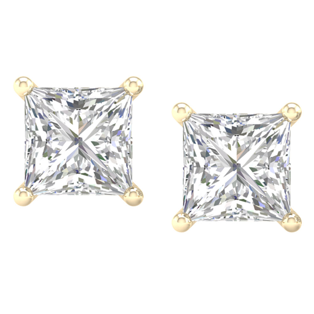 14K 0.50ct Certified Lab Grown Stud Earrings - Picasso Gold & Diamond Jewelry