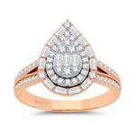 14K 0.75ct Engagement Ring - Picasso Gold & Diamond Jewelry