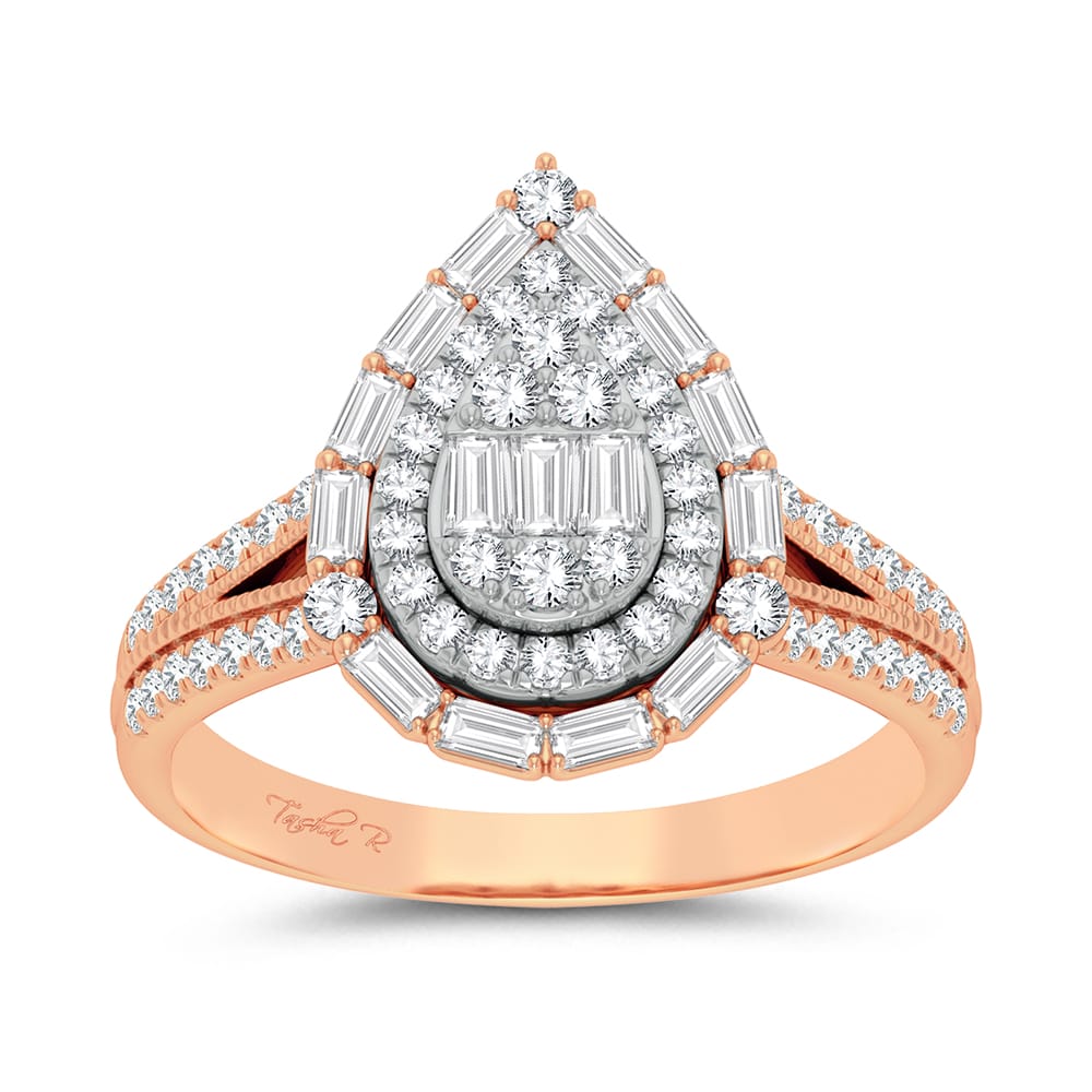 14K 0.75ct Engagement Ring - Picasso Gold & Diamond Jewelry