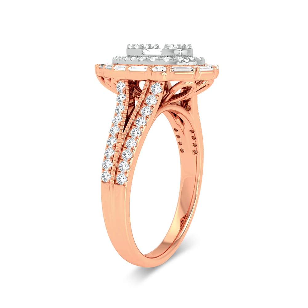 14K 0.75ct Engagement Ring - Picasso Gold & Diamond Jewelry