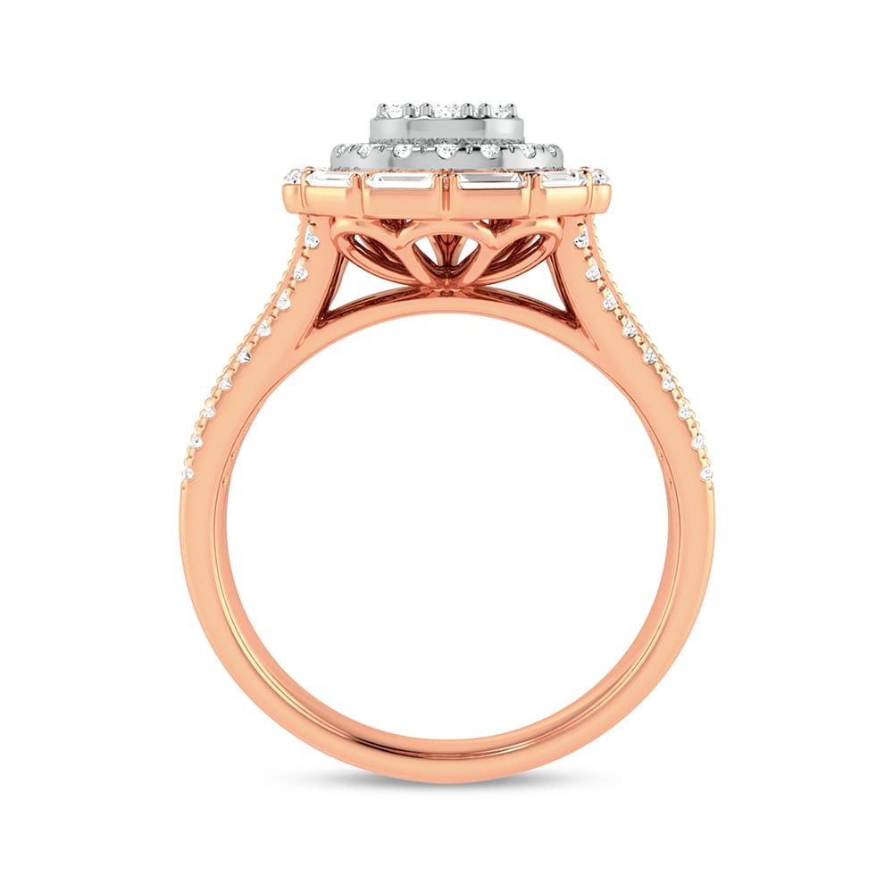 14K 0.75ct Engagement Ring - Picasso Gold & Diamond Jewelry