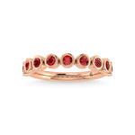 14K Rose Gold Ruby 5/8 ct. tw. Stackable Band | Picasso Gold & Diamond