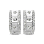 Earrings 14K White Gold Diamond 3/4 Ct.Tw Fashion Earrings 14K White Gold Diamond 3/4 Ct.Tw Fashion Earrings 65244W-E