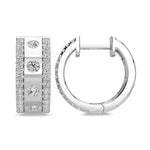 Earrings 14K White Gold Diamond 3/4 Ct.Tw Fashion Earrings 14K White Gold Diamond 3/4 Ct.Tw Fashion Earrings 65244W-E