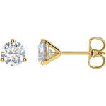 14K Yellow Gold 1 CTW Lab-Grown Diamond Stud Earrings - Picasso Gold & Diamond Jewelry
