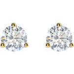 14K Yellow Gold 1 CTW Lab-Grown Diamond Stud Earrings - Picasso Gold & Diamond Jewelry