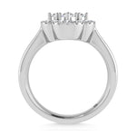 14K White Gold  1/2 Ct.Tw. Diamond Fashion Ring  Picasso Gold & Diamond Jewelry