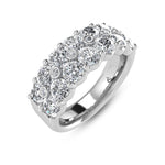 14K White Gold Diamond 1 3/8 Ct.Tw. Fashion Ring  Picasso Gold & Diamond Jewelry