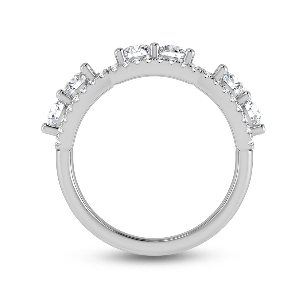 14K White Gold Diamond 1 1/3 Ct.Tw. Fashion Ring  Picasso Gold & Diamond Jewelry