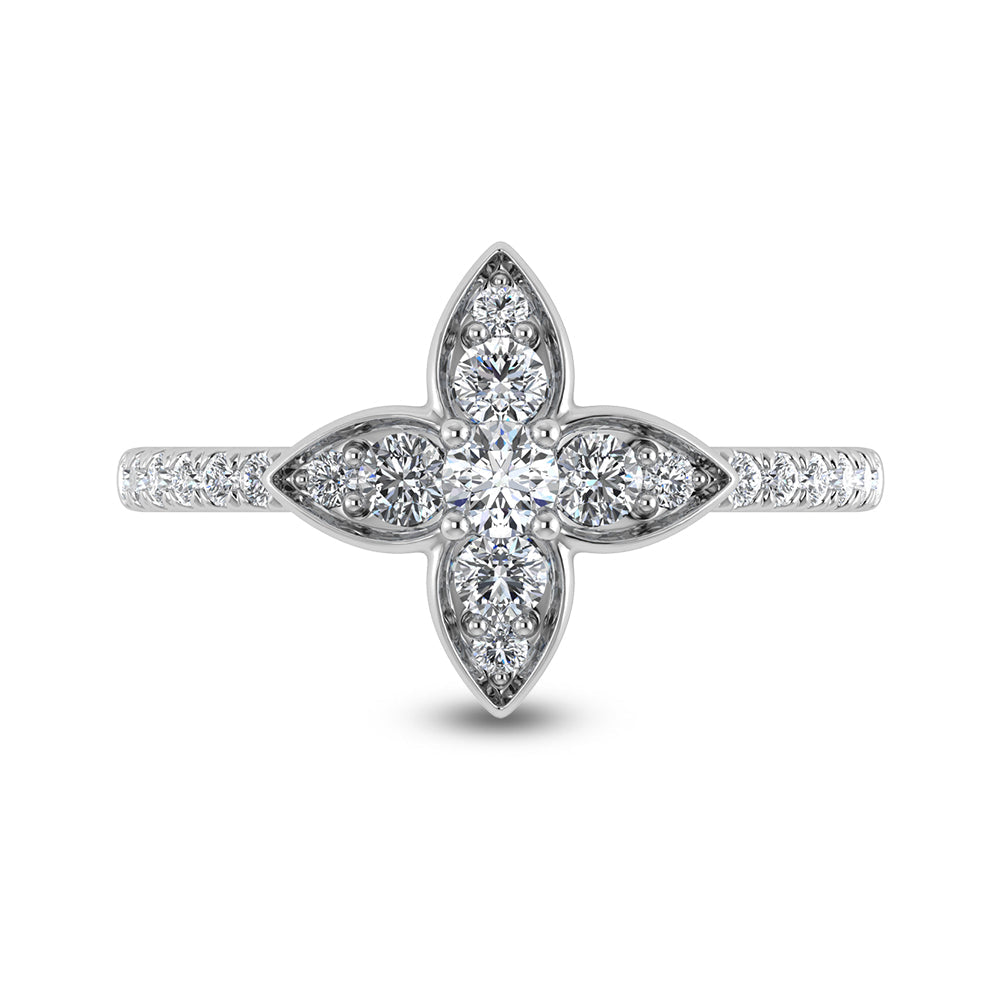 Pendants 14K White Gold Diamond 5/8 Ct.Tw. Fashion Ring 14K White Gold  5/8 Ct.Tw. Fashion Ring - Picasso Gold &  65437W-R