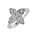 14K White Gold Diamond 5/8 Ct.Tw. Fashion Ring  Picasso Gold & Diamond Jewelry