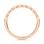 14K Rose Gold 1/8 Ct.Tw. Diamond Stackable Band  Picasso Gold & Diamond Jewelry